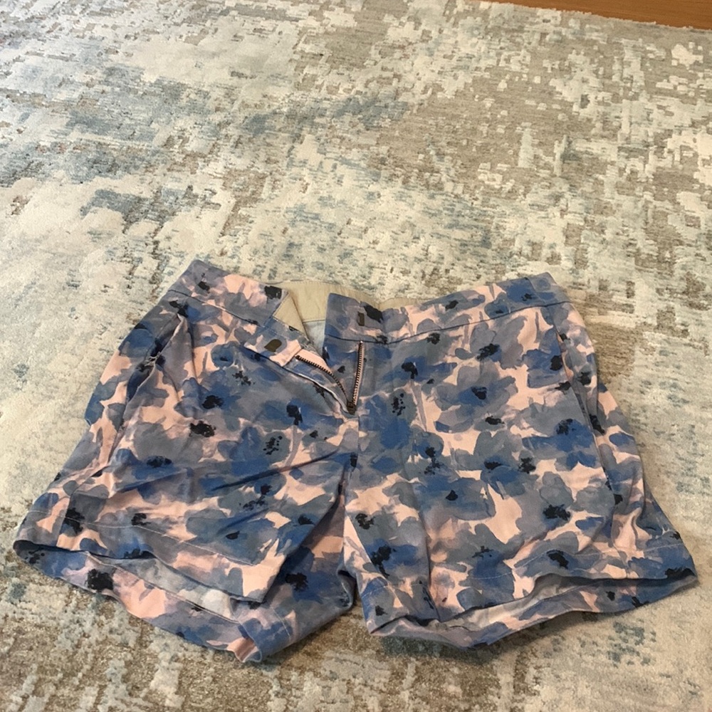 J crew floral print shorts